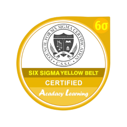 Six Sigma Yellow Belt Digital Badge Six Sigma Yellow Belt Digital Badge